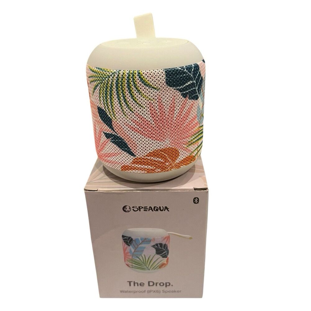 Speaqua The Drop Tropical Pattern Waterproof Bluetooth Speaker (IPX6)